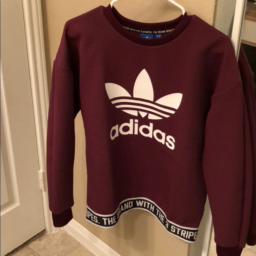 Adidas burgundy